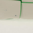 BOTTEGA VENETA MAXI INTRECCIATO Cassette Bag Leather White Green Auth bs30121A-7