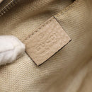 GUCCI Small Disco Interlocking Bag Leather Beige Gold 308364 Auth bs30123-17