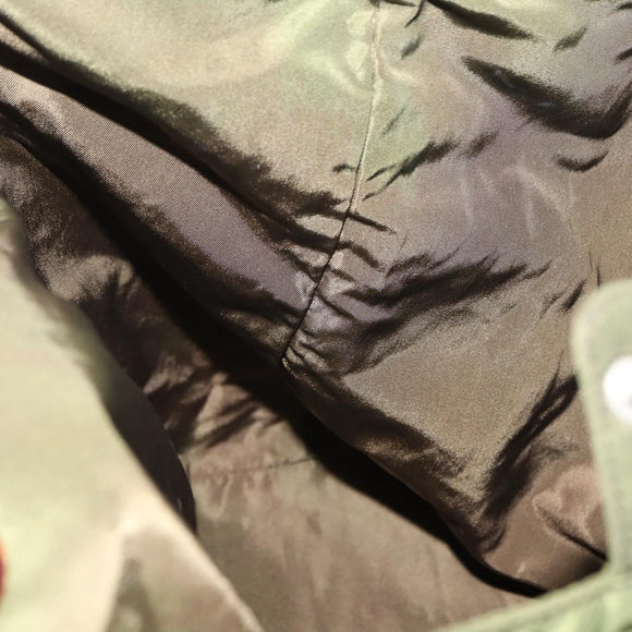 PRADA Tote Bag Nylon Khaki Auth bs30124