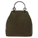 PRADA Tote Bag Nylon Khaki Auth bs30124-13