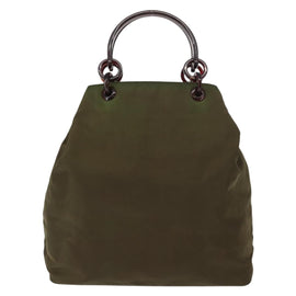 PRADA Tote Bag Nylon Khaki Auth bs30124 - 0