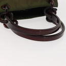 PRADA Tote Bag Nylon Khaki Auth bs30124-7