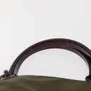 PRADA Tote Bag Nylon Khaki Auth bs30124-8