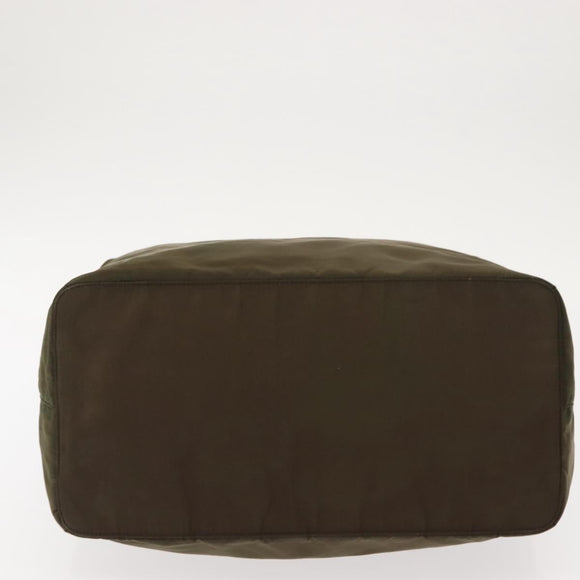 PRADA Tote Bag Nylon Khaki Auth bs30124