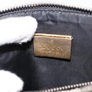 GUCCI GUCCY Print GUCCIxSEGA Bag Leather Gold Silver 511189 Auth bs30126-17