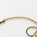 GUCCI GUCCY Print GUCCIxSEGA Bag Leather Gold Silver 511189 Auth bs30126-8