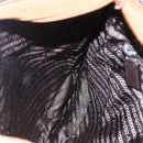PRADA Hand Bag Tweed Beige Silver Auth bs30129-21