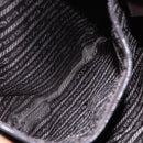 PRADA Hand Bag Tweed Beige Silver Auth bs30129-22