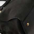 SAINT LAURENT Cavas chic Hand Bag Leather Black Gold 279079 Auth bs30132-15