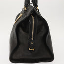 SAINT LAURENT Cavas chic Hand Bag Leather Black Gold 279079 Auth bs30132-3