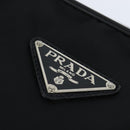 PRADA Business Bag Nylon Black Silver Auth bs30135-18