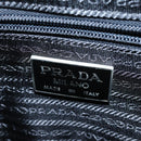 PRADA Business Bag Nylon Black Silver Auth bs30135-19