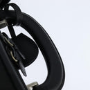 PRADA Business Bag Nylon Black Silver Auth bs30135-8