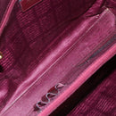 CARTIER Must Line Tote Bag Leather Bordeaux Gold Auth bs30136-11