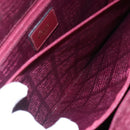 CARTIER Must Line Tote Bag Leather Bordeaux Gold Auth bs30136-22