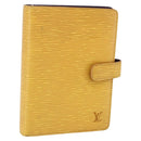 LOUIS VUITTON Epi Agenda MM Day Planner Cover Yellow R20049 LV Auth bs30137-1