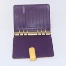 LOUIS VUITTON Epi Agenda MM Day Planner Cover Yellow R20049 LV Auth bs30137-8