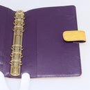LOUIS VUITTON Epi Agenda MM Day Planner Cover Yellow R20049 LV Auth bs30137-20