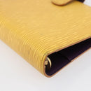 LOUIS VUITTON Epi Agenda MM Day Planner Cover Yellow R20049 LV Auth bs30137-15