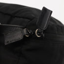 PRADA Vanity Bag Nylon Black Silver Auth bs30138-10
