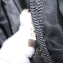 PRADA Vanity Bag Nylon Black Silver Auth bs30138-12