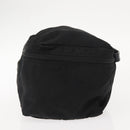 PRADA Vanity Bag Nylon Black Silver Auth bs30138-3