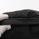 PRADA Vanity Bag Nylon Black Silver Auth bs30138-7
