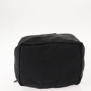 PRADA Vanity Bag Nylon Black Silver Auth bs30138-5