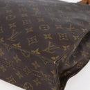 LOUIS VUITTON Monogram Sac Plat Hand Bag M51140 LV Auth bs30140-9
