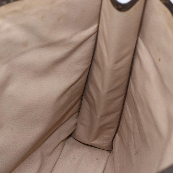 LOUIS VUITTON Monogram Sac Plat Hand Bag M51140 LV Auth bs30140