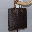 LOUIS VUITTON Monogram Sac Plat Hand Bag M51140 LV Auth bs30140-18