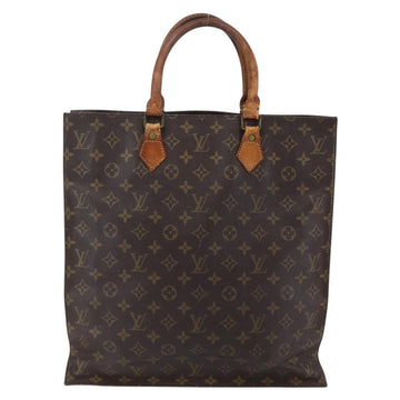 LOUIS VUITTON Monogram Sac Plat Hand Bag M51140 LV Auth bs30140 - 0