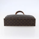 LOUIS VUITTON Monogram Sac Plat Hand Bag M51140 LV Auth bs30140-5