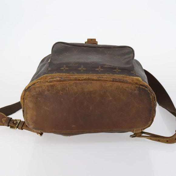 LOUIS VUITTON Monogram Montsouris GM Backpack M51135 LV Auth bs30142