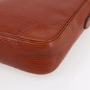 LOUIS VUITTON Epi Danube Shoulder Bag Brown M51694 LV Auth bs30146-14