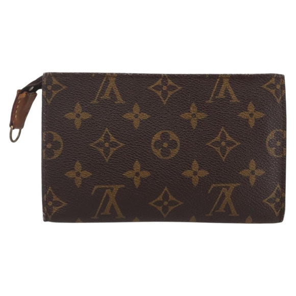 LOUIS VUITTON Monogram Bucket PM Accessory Pouch LV Auth bs30148