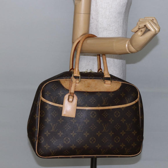 LOUIS VUITTON Monogram Deauville Hand Bag M47270 LV Auth bs30150