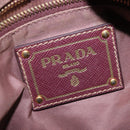 PRADA Tote Bag Nylon Khaki Gold Auth bs30152-19
