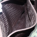 PRADA Tote Bag Nylon Khaki Silver Auth bs30154-22