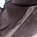 PRADA Tote Bag Nylon Khaki Silver Auth bs30154-23