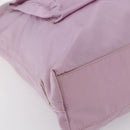 PRADA Tote Bag Nylon Pink Silver Auth bs30156-14