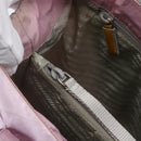 PRADA Tote Bag Nylon Pink Silver Auth bs30156-10