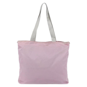 PRADA Tote Bag Nylon Pink Silver Auth bs30156 - 0