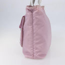 PRADA Tote Bag Nylon Pink Silver Auth bs30156-4