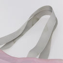 PRADA Tote Bag Nylon Pink Silver Auth bs30156-8