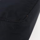 PRADA Beads Fringe Hand Bag Nylon Navy Gold Auth bs30157-9