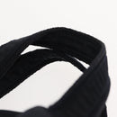 PRADA Beads Fringe Hand Bag Nylon Navy Gold Auth bs30157-8