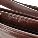 Christian Dior Shoulder Bag Leather Brown Gold Auth bs30166-22