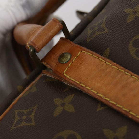 LOUIS VUITTON Monogram Sac Tennis Boston Bag LV Auth bs30174