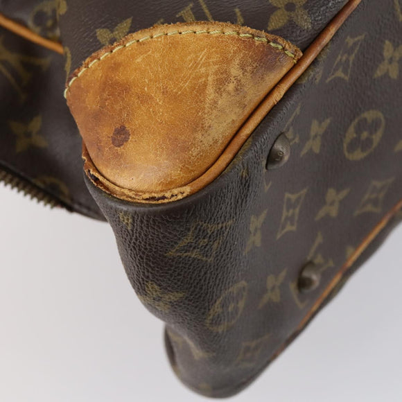 LOUIS VUITTON Monogram Sac Tennis Boston Bag LV Auth bs30175